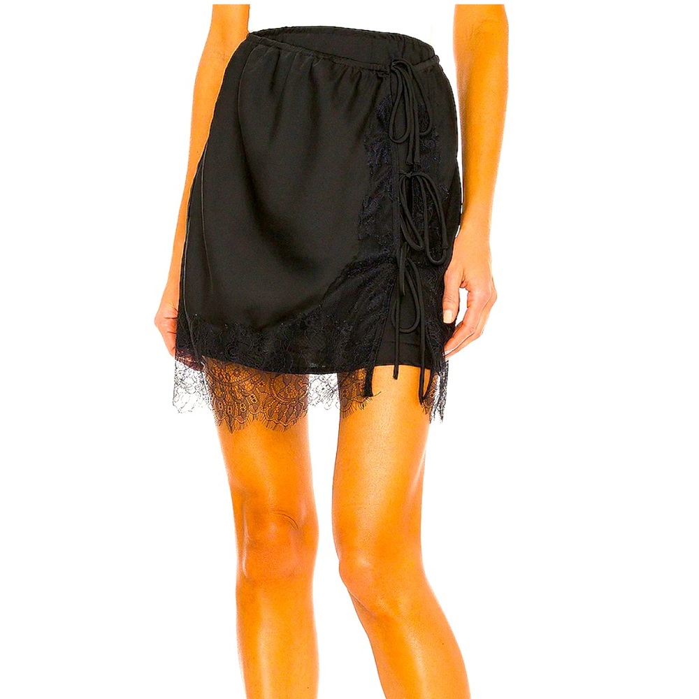 Free People all tied up mini skirt